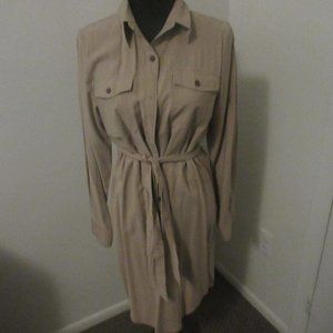 Belted Shirt Dress